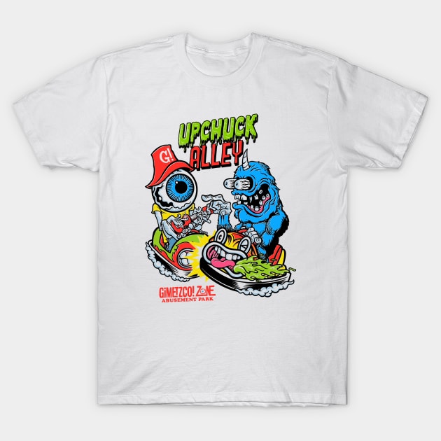 Upchuck Alley - G’Zap! T-Shirt by GiMETZCO!